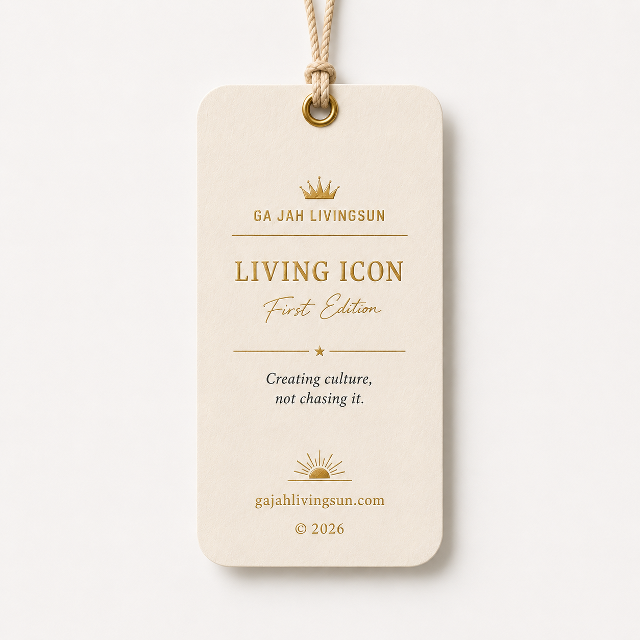 Living Icon Tee — First Edition